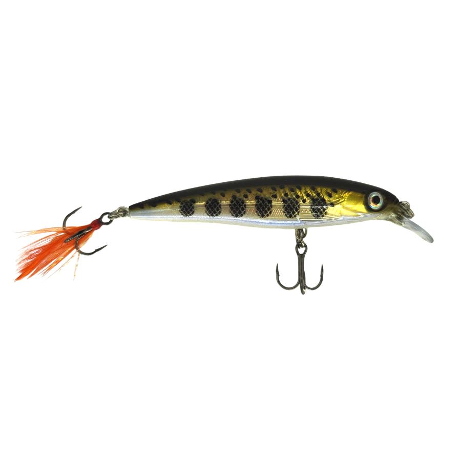 Combo 4 Señuelos De Pesca Rapala + Caja De Pesca Doble Cara