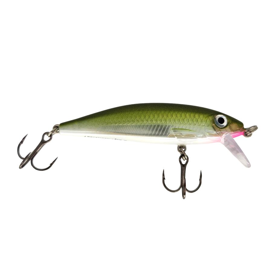 Combo 4 Señuelos De Pesca Rapala + Caja De Pesca Doble Cara