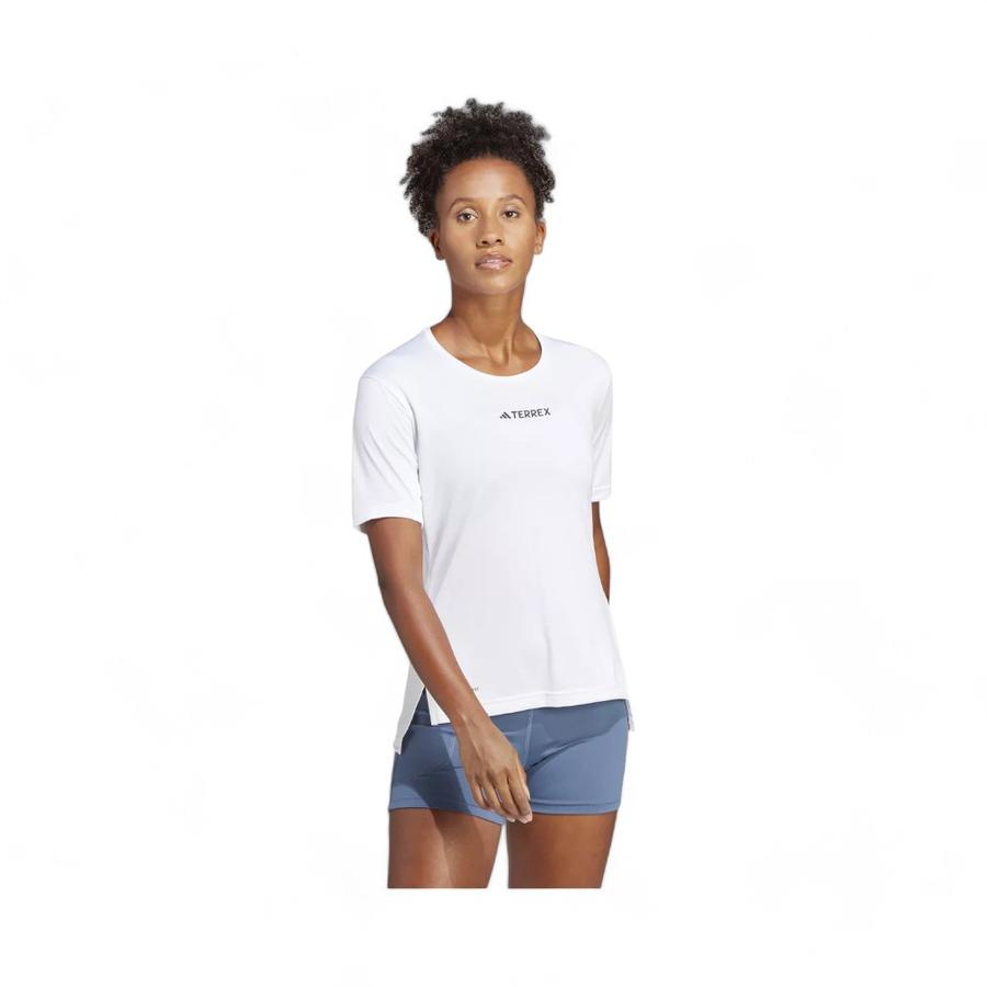 Polera Mujer Adidas Terrex Multi Manga Corta Blanco