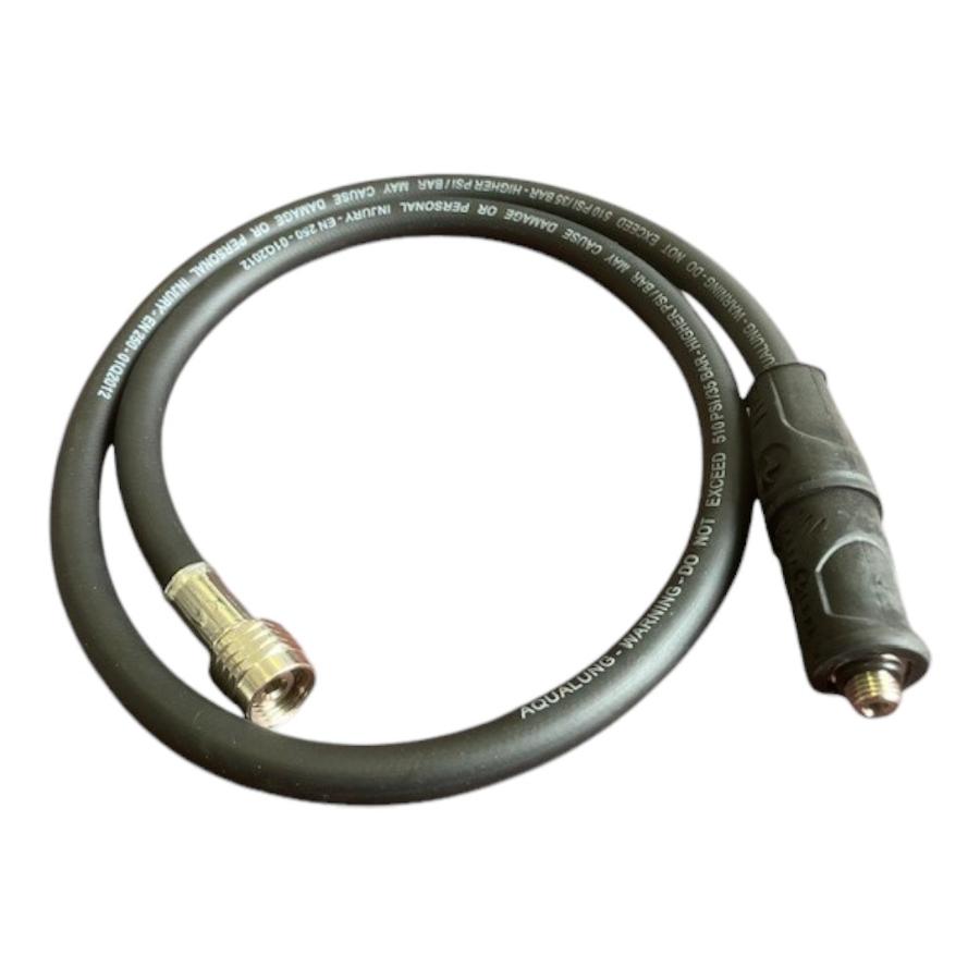Manguera Regulador Apeks 3/8 1 Metro Negro