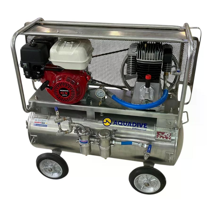 Compresor 120 Aqua Dive 2 Ejes Pro GX270 NB-5