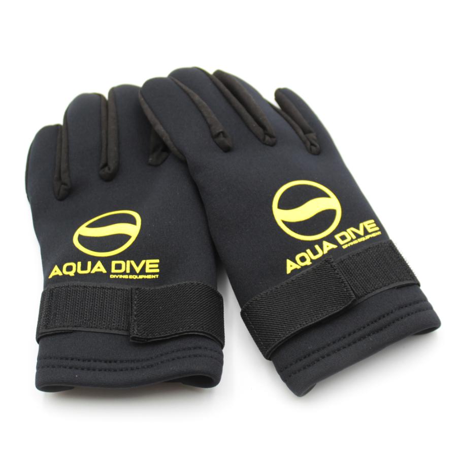 Guante Aqua Dive Pro Wild Negro Cuero