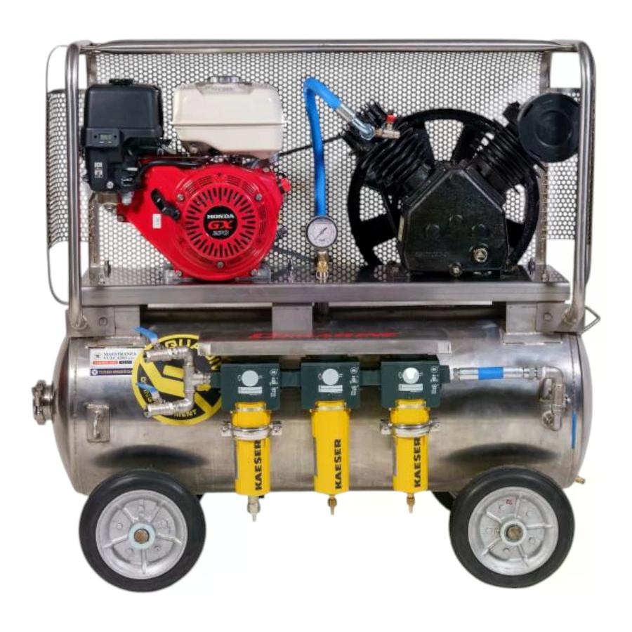 Compresor 120lts Pro 2ejes F3k Gx270 Msv20max