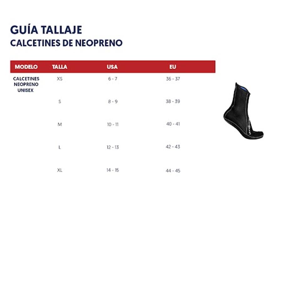 Calceta Neopreno 3mm Ergo High