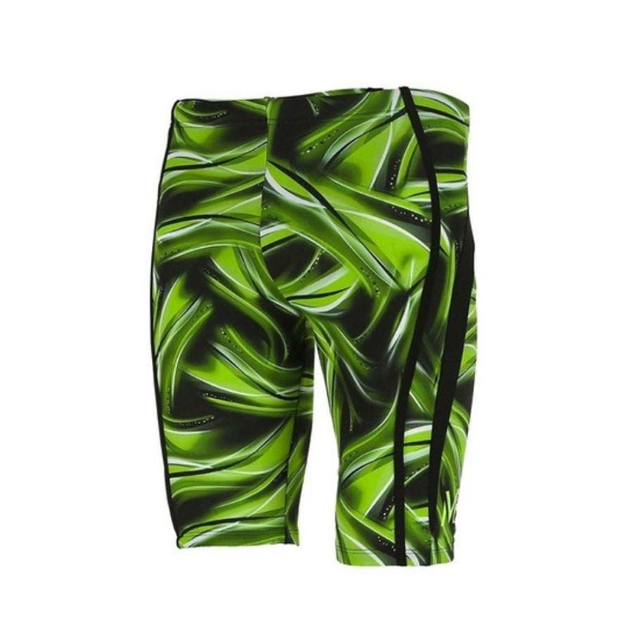 Traje De Baño Diablo Largo Verde Hombre