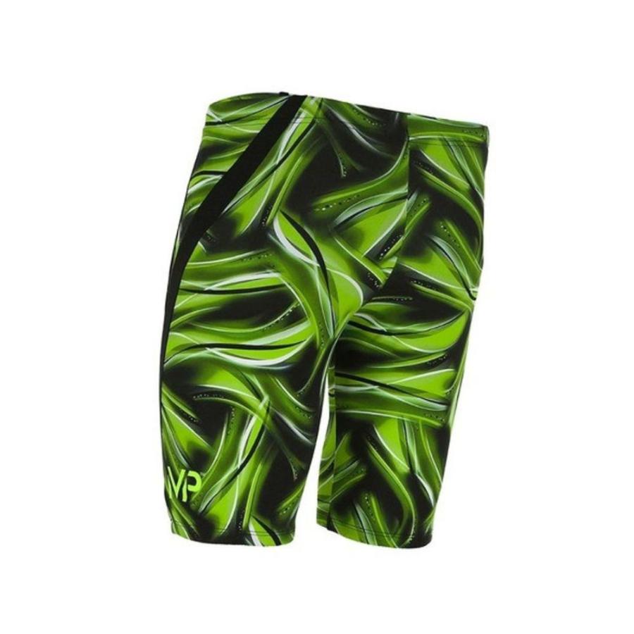 Traje De Baño Diablo Largo Verde Hombre