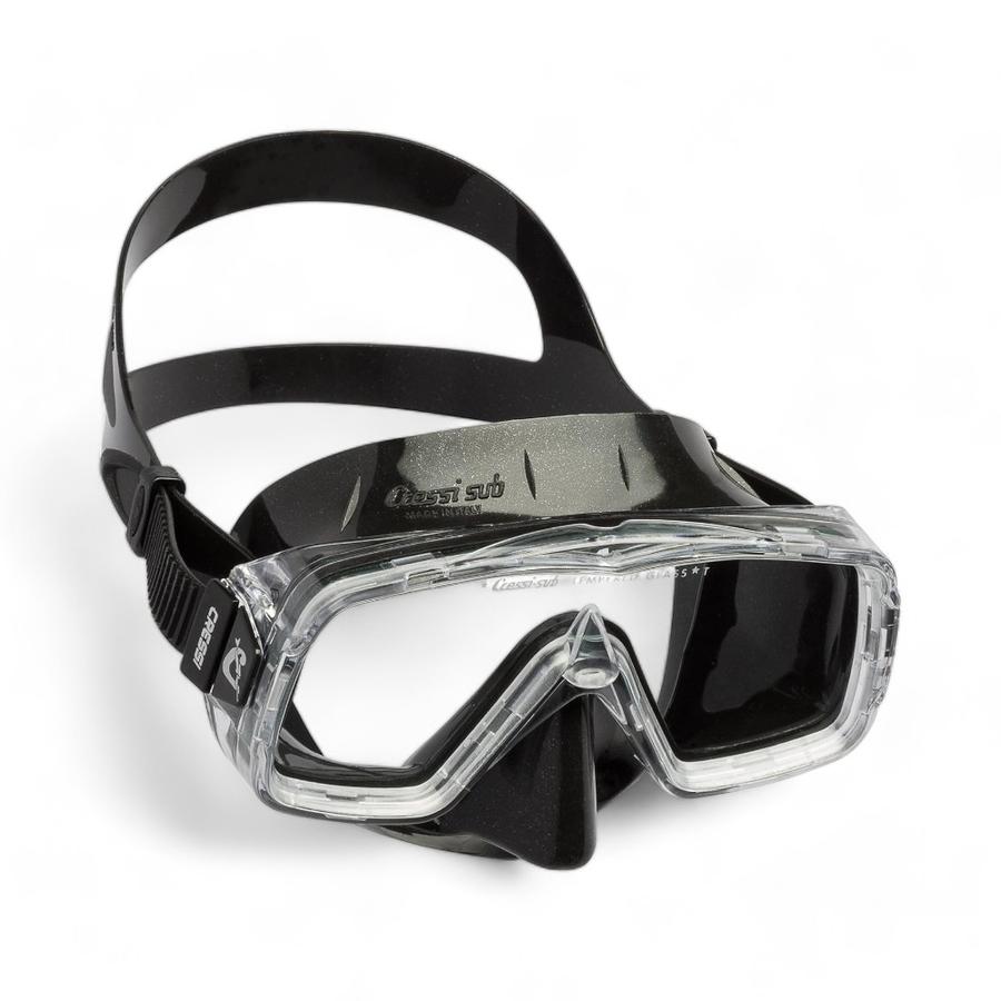 Mascara Buceo Cressi Sirena Silicona Negro