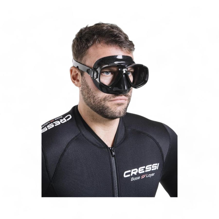 Mascara Buceo Cressi Perla Silicona  Negro