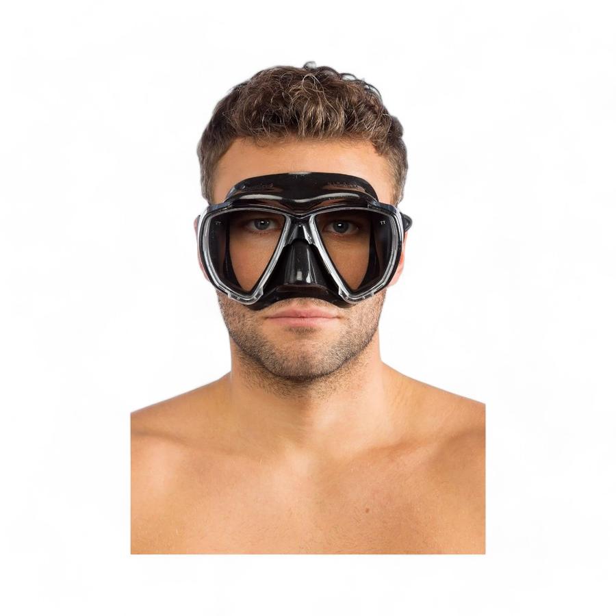 Mascara Buceo Cressi Evo Big Eyes Silicona Negro