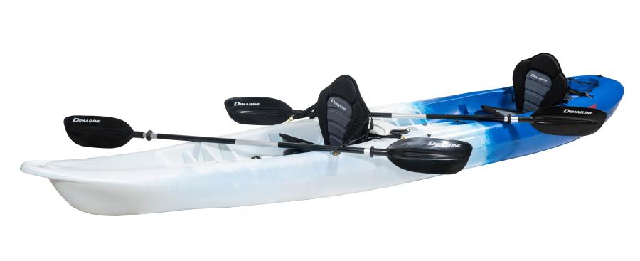 Kayak Doble Blanco-azul