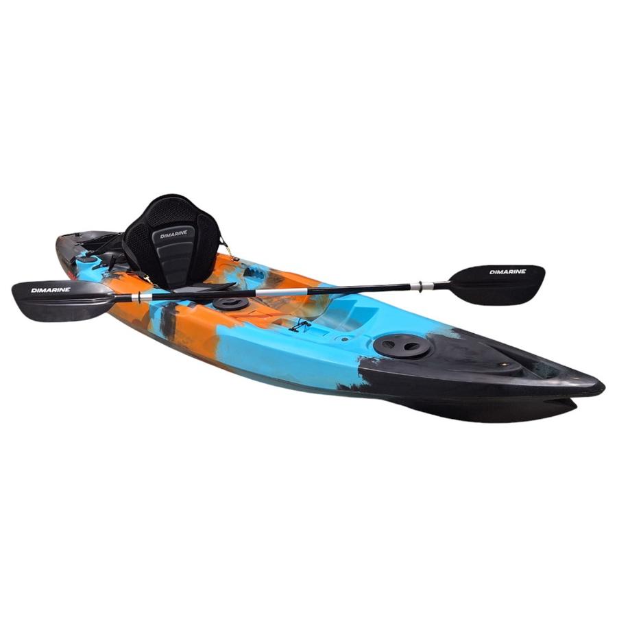 KAYAK SINGLE TRAVEL CELESTE-NEGRO-NARANJO