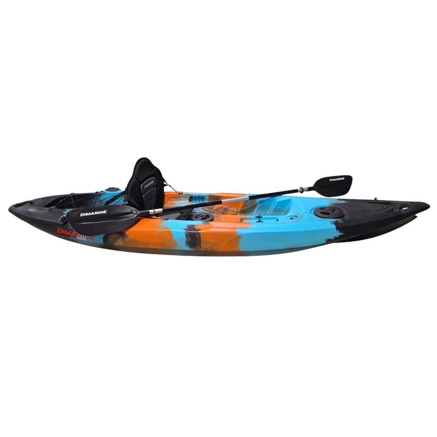 KAYAK SINGLE TRAVEL CELESTE-NEGRO-NARANJO