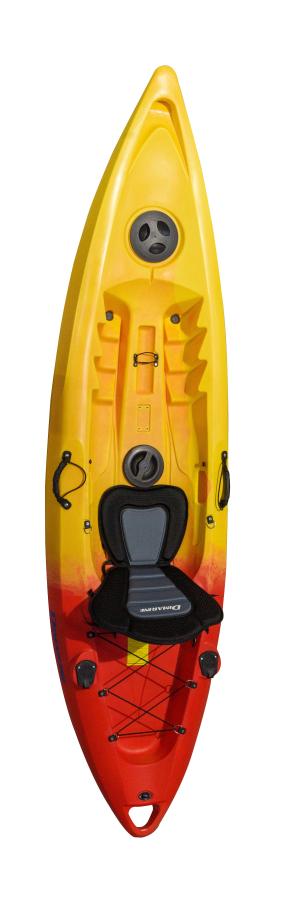 Kayak Single Travel Dimarine Rojo-amarillo