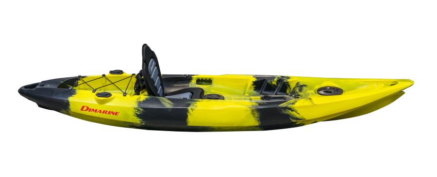 Kayak Single Travel (amarillo-negro)