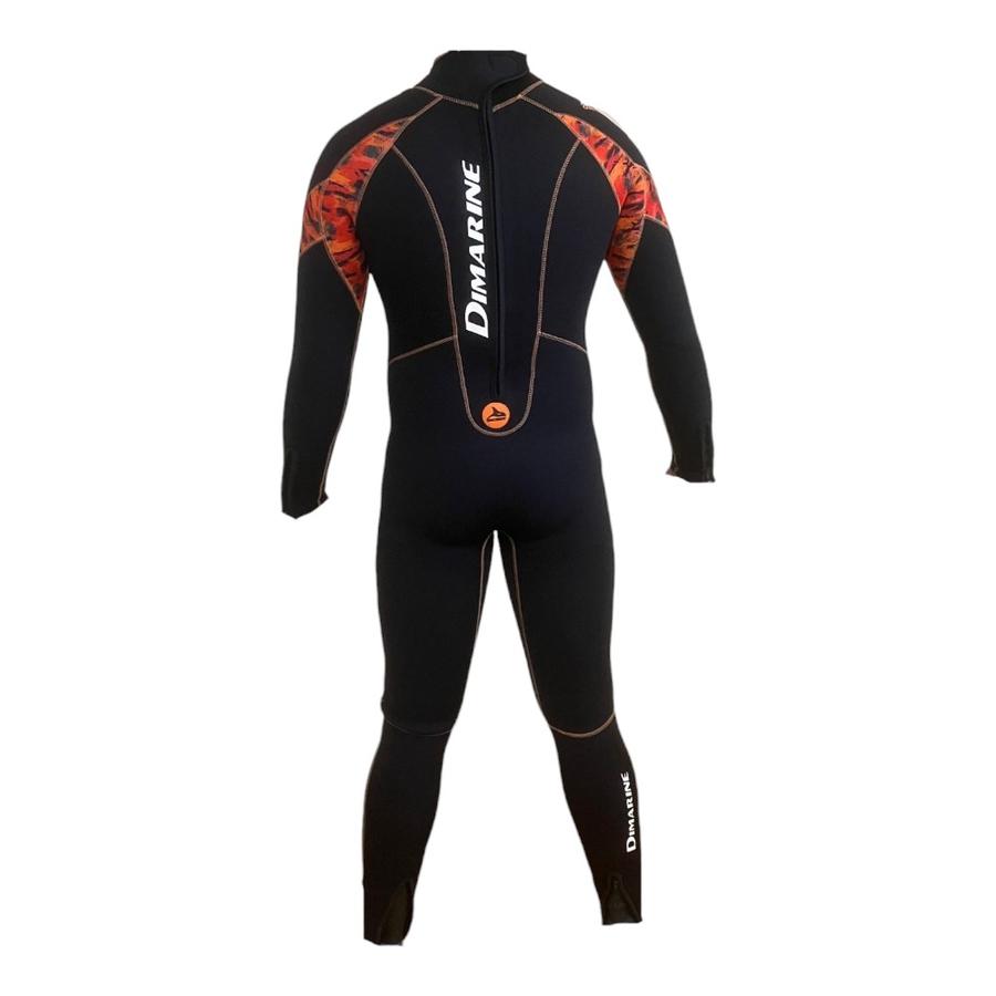 Traje Neopreno Hombre Orcinus 4mm Naranjo
