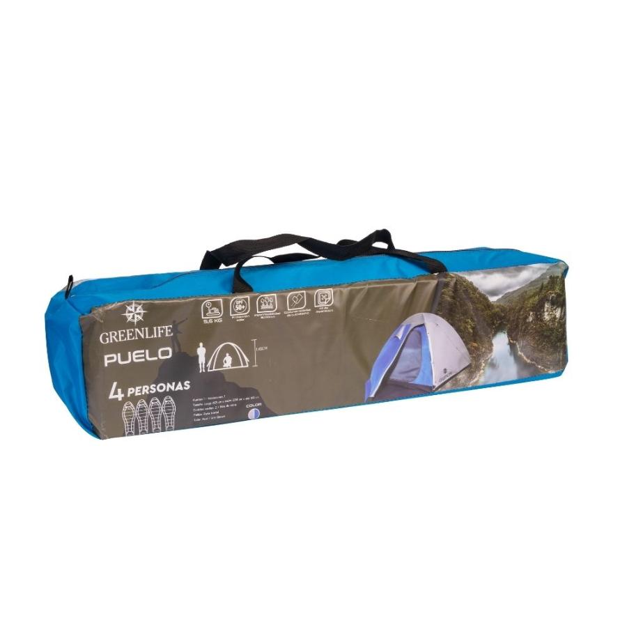 Carpa Puelo Greenlife Tt01-4 Azul