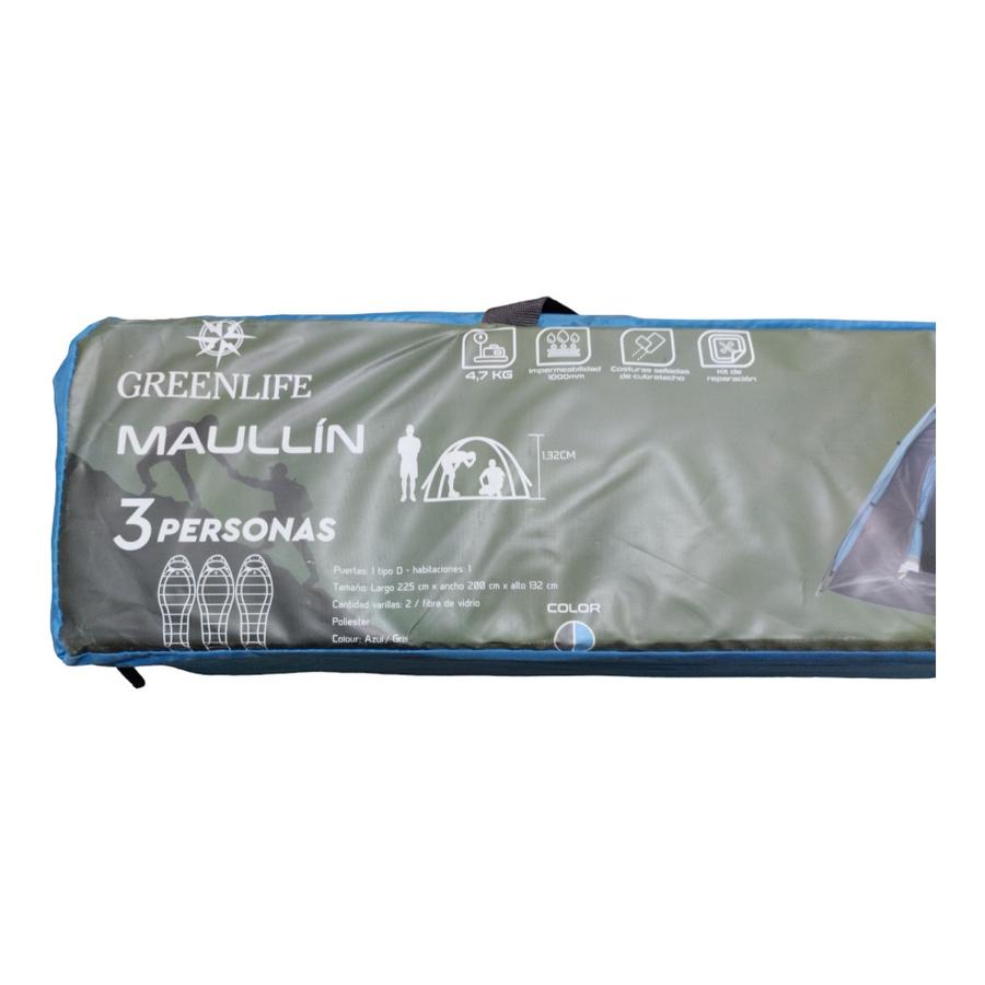 Carpa Greenlife Maullin Tt02-3 Azul