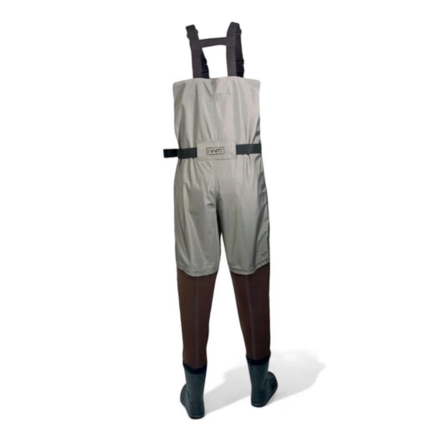 Wader Respirable Con Botas Skinboot Hart Gris
