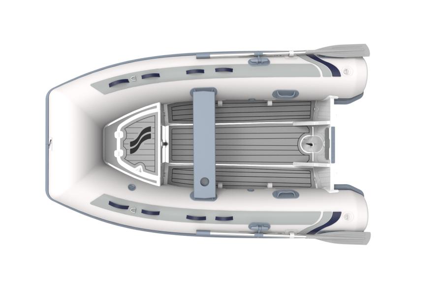 BOTE SEMI RIGIDO CLASSIC 290 BLANCO