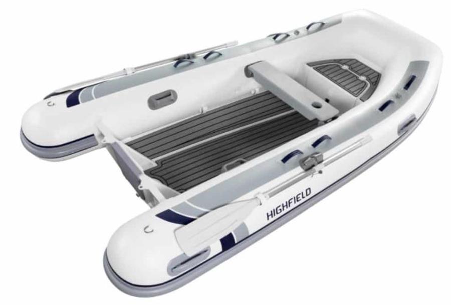 BOTE SEMI RIGIDO CLASSIC 340 GRIS CLARO