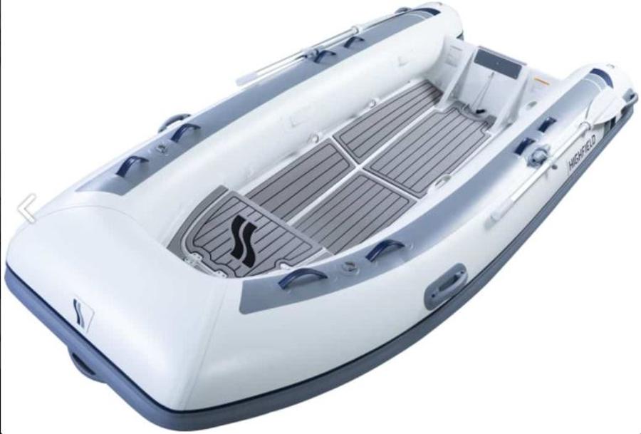 BOTE SEMI RIGIDO CL380 GRIS CLARO