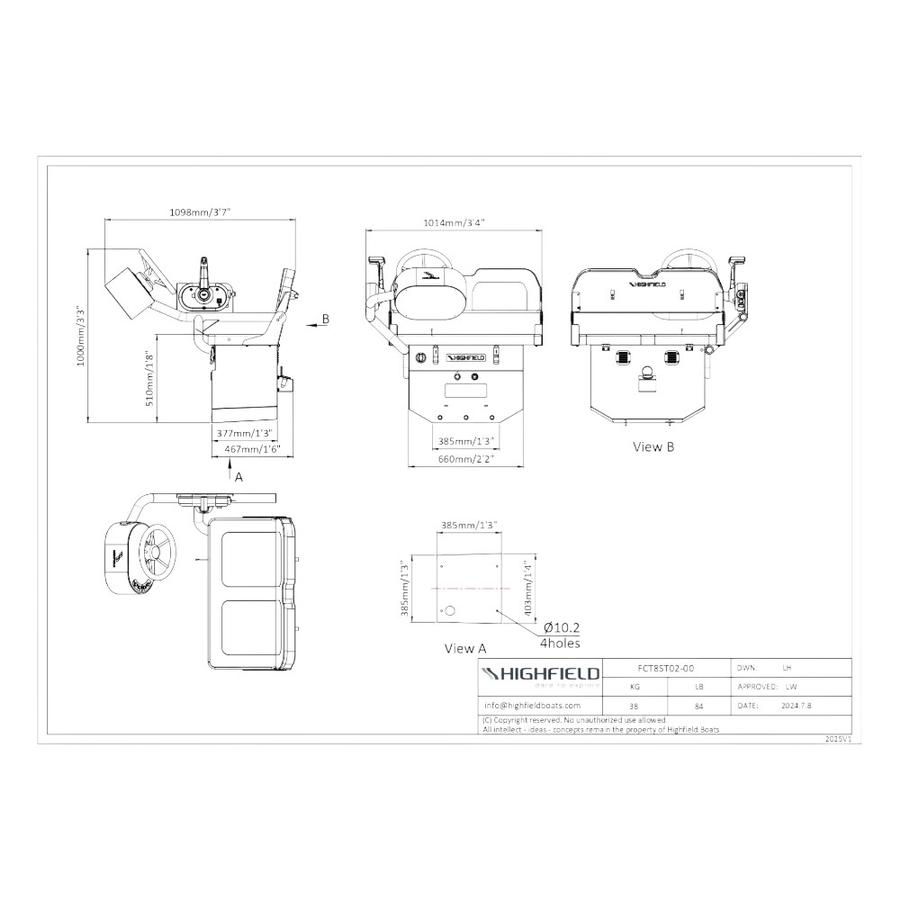 Consola FCT8 Blanca Equipada