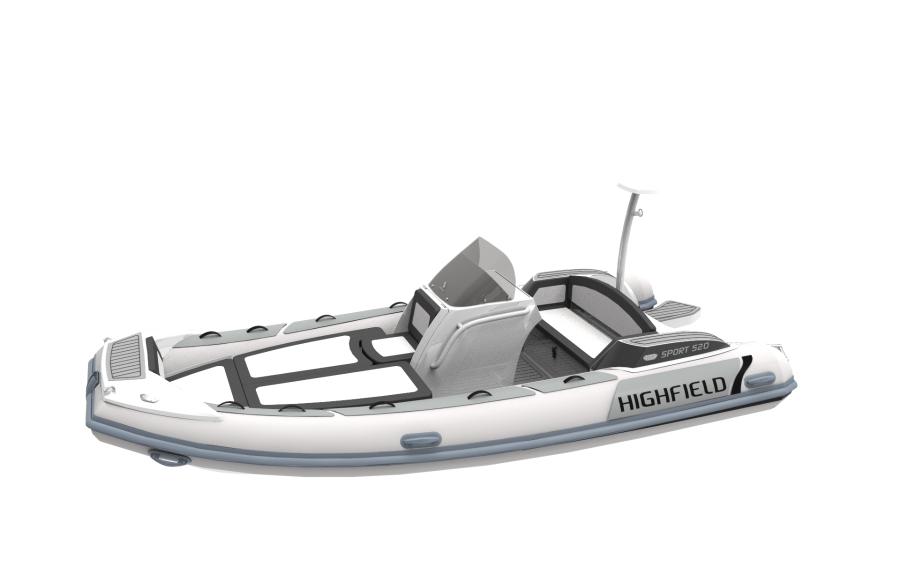 BOTE SEMI RIGIDO SPORT 520 BLANCO