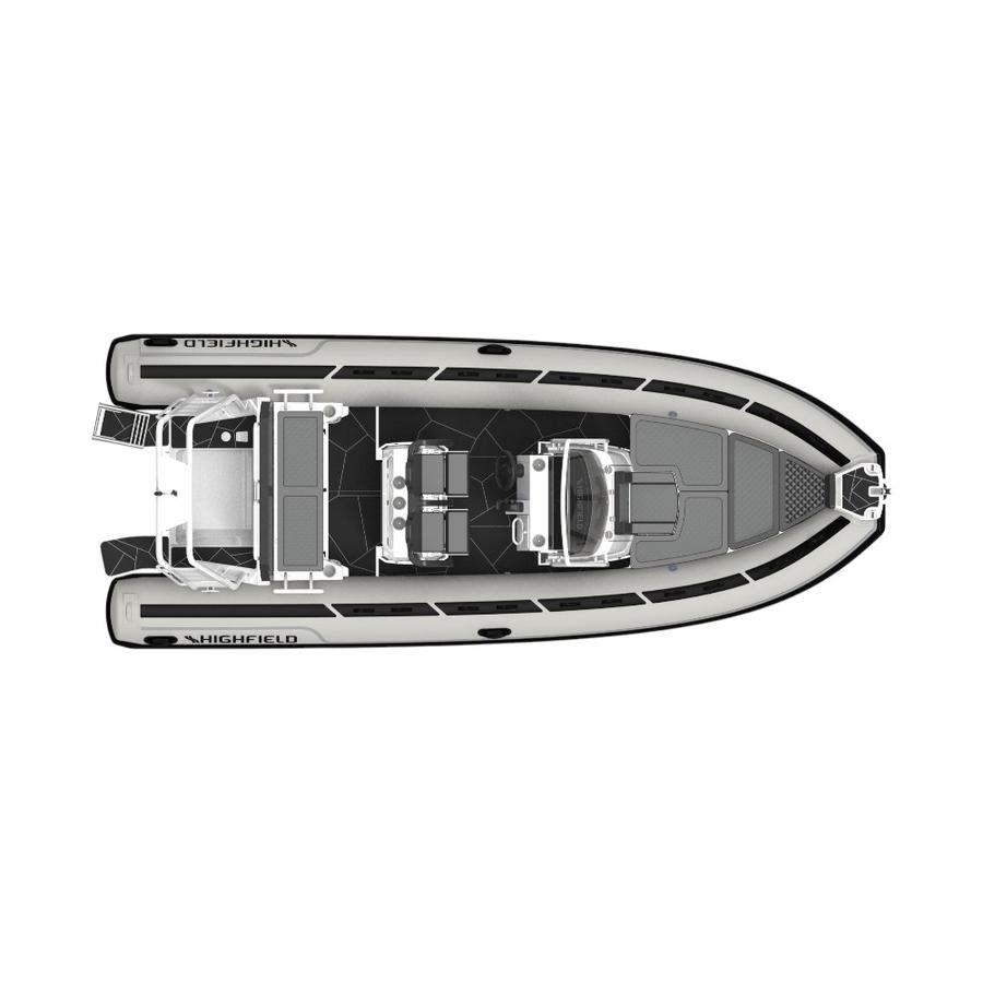 BOTE SEMIRRÍGIDO SP600HYP GRIS CLARO DK