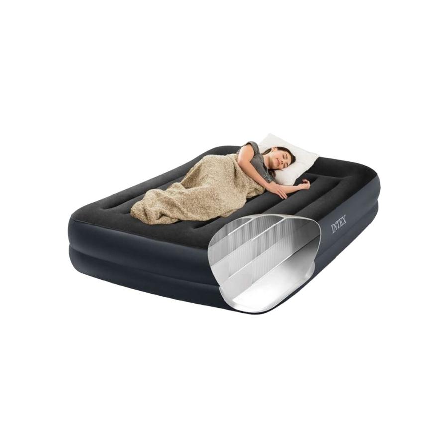 Colchon Inflable 2 Plazas Intex Negro