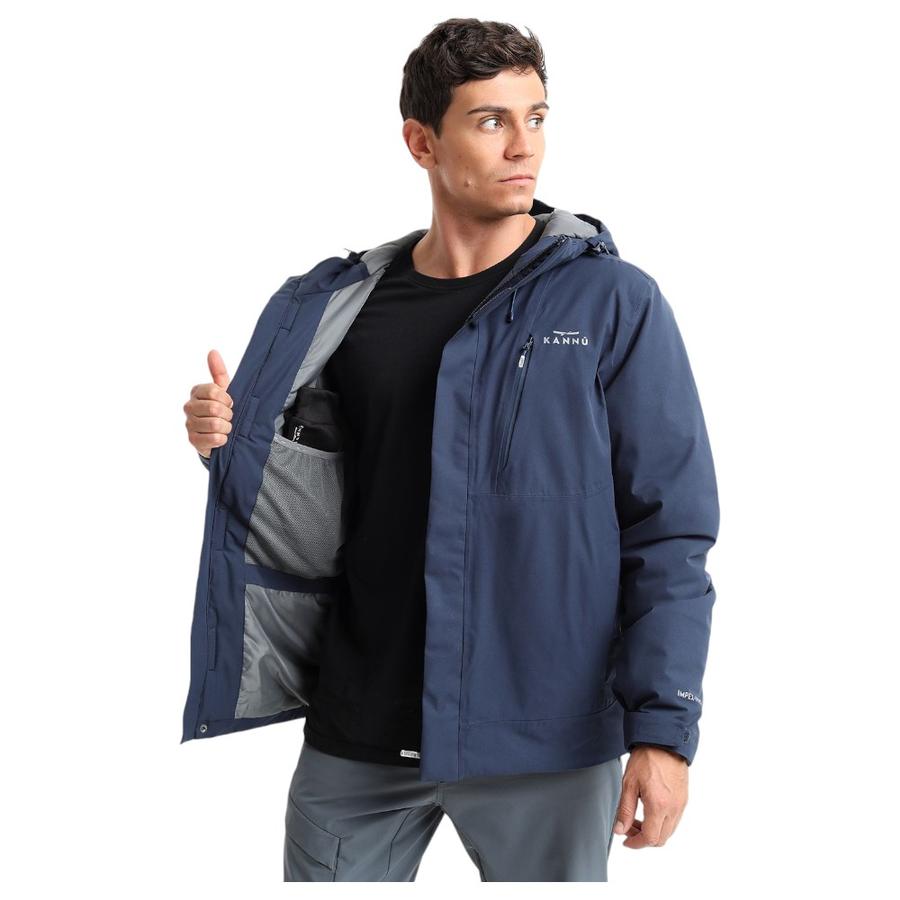 Parka Térmica Impermeable Octay Hombre Kannu Azul