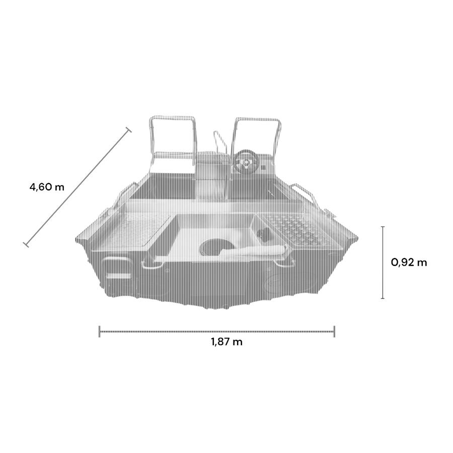Bote Aluminio Explorer460 Kimple