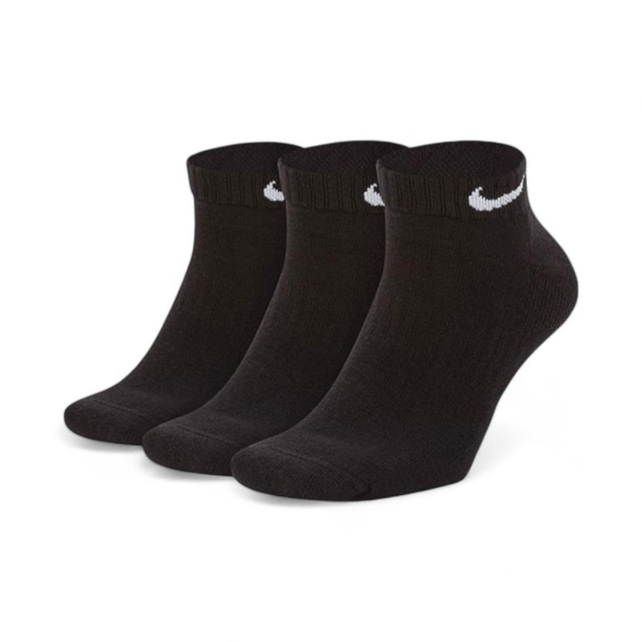 Pack 3 Calcetines Nike Everyday Cushioned Tobilleros Negro