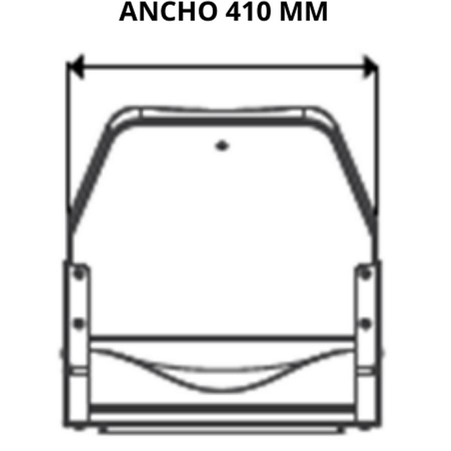 Asiento deluxe gris claro/oscuro