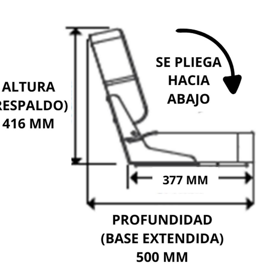 Asiento deluxe gris claro/oscuro