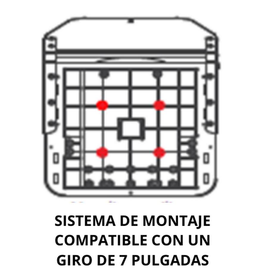 Asiento deluxe gris claro/oscuro