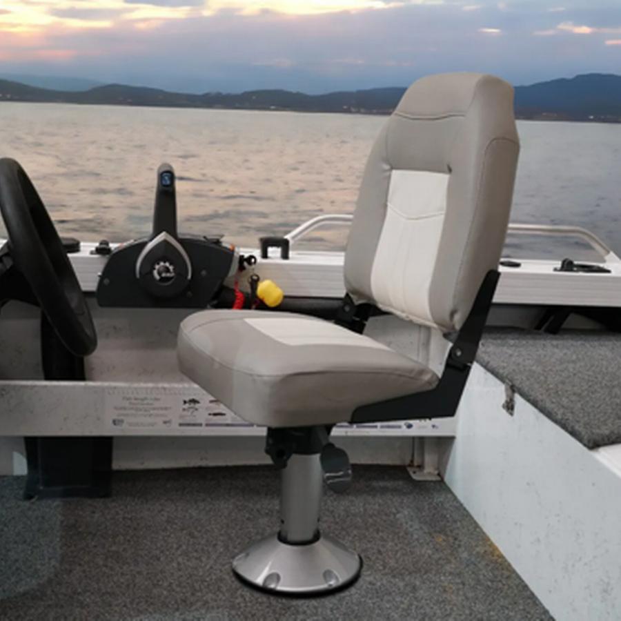 Asiento deluxe alto gris claro