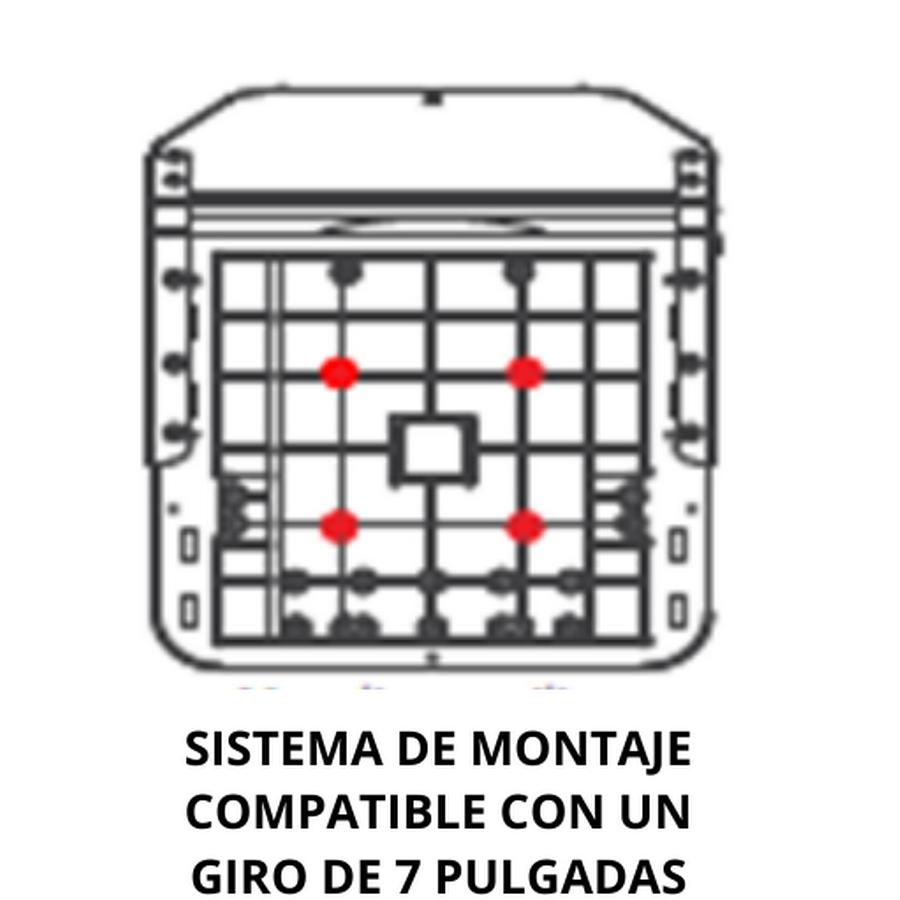 Asiento deluxe alto gris claro