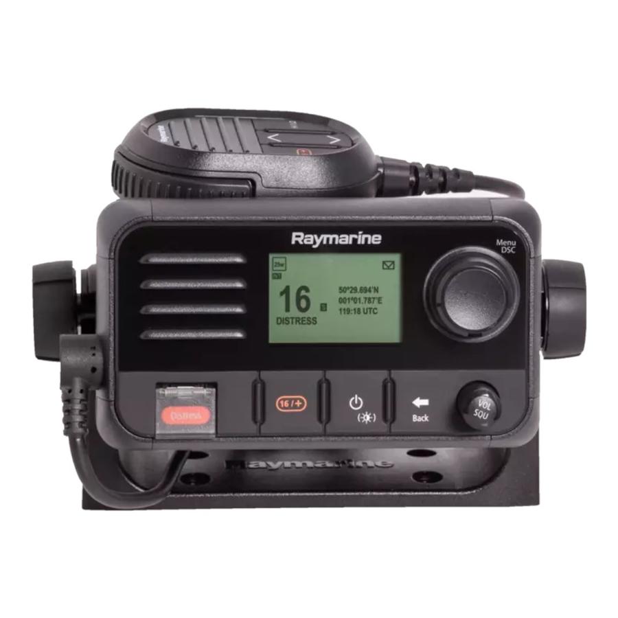 Radio VHF Con Gps Interno Raymarine RAY53 Negro