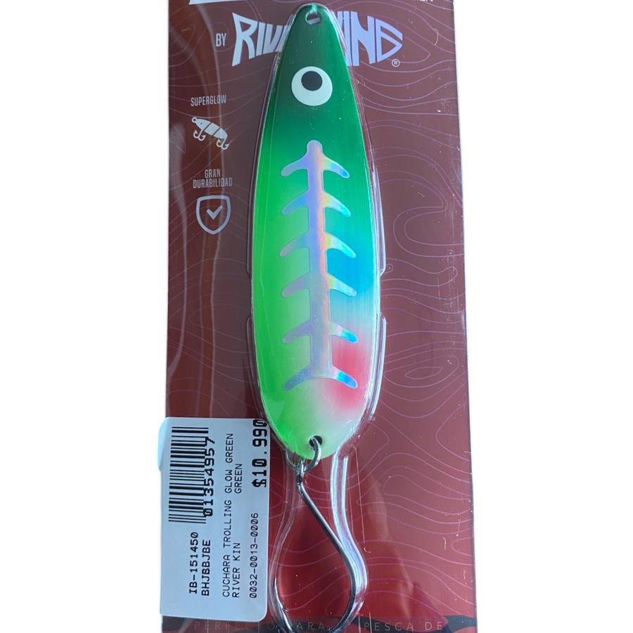 Cuchara Trolling Glow Green