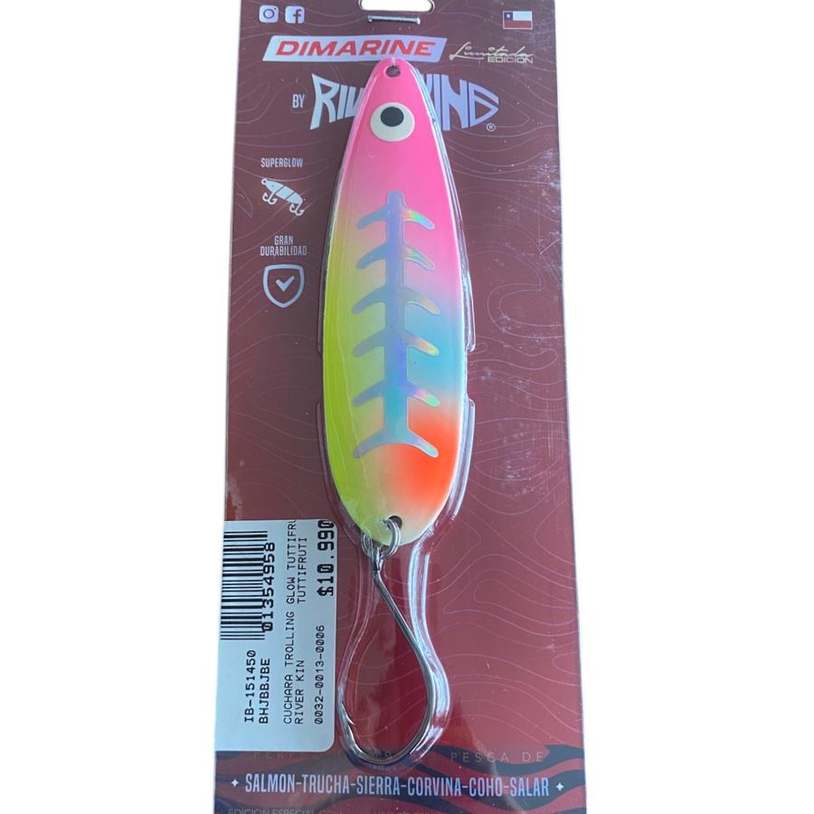 Cuchara Trolling Glow Tuttifruti