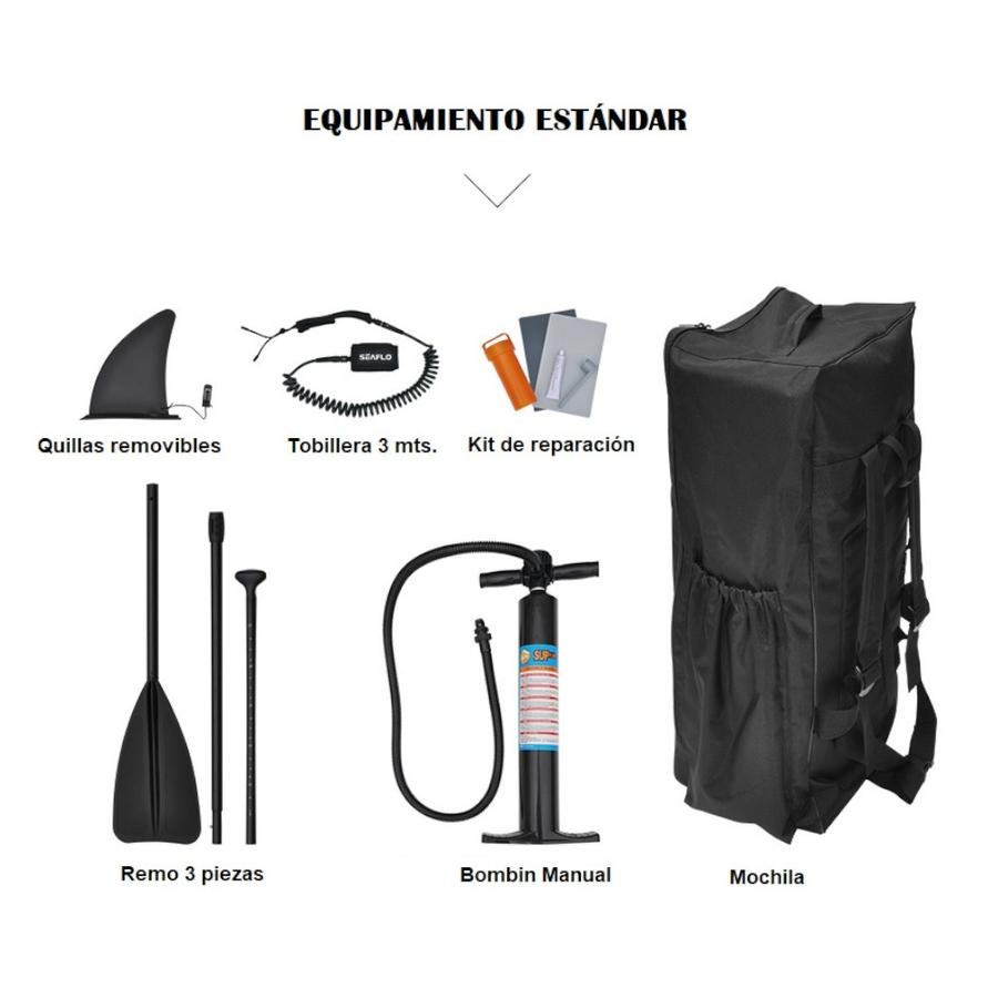 Sup Inflable 11'' Seaflo Light Azul