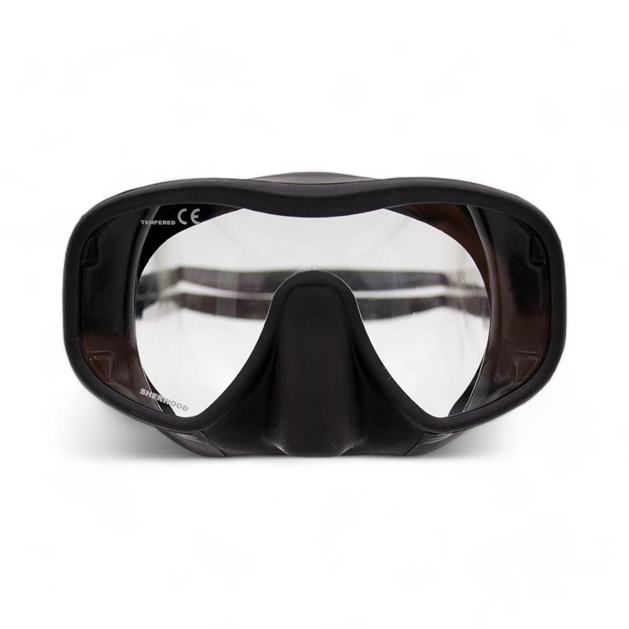 Mascara Buceo Sherwood Macco 2 Mask Silicona Negro