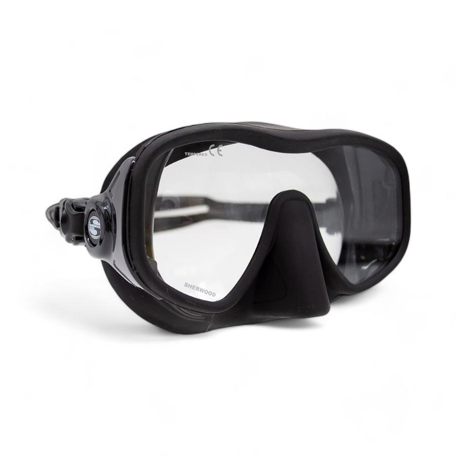 Mascara Buceo Sherwood Macco 2 Mask Silicona Negro