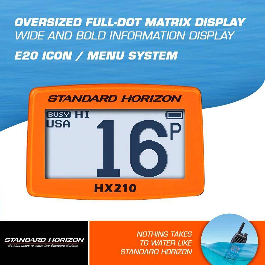 Radio VHF Marina HX210