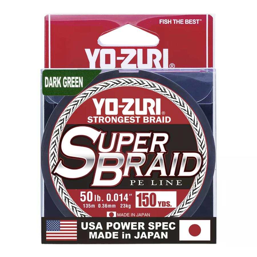 Multifilamento Yo-Zuri 0.36 - 135 Mts 50 Lb Verde