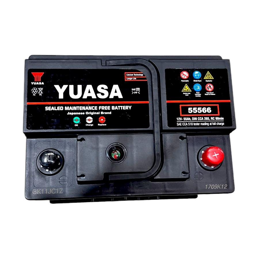 BATERIA YUASA 55AH 55566 SMF