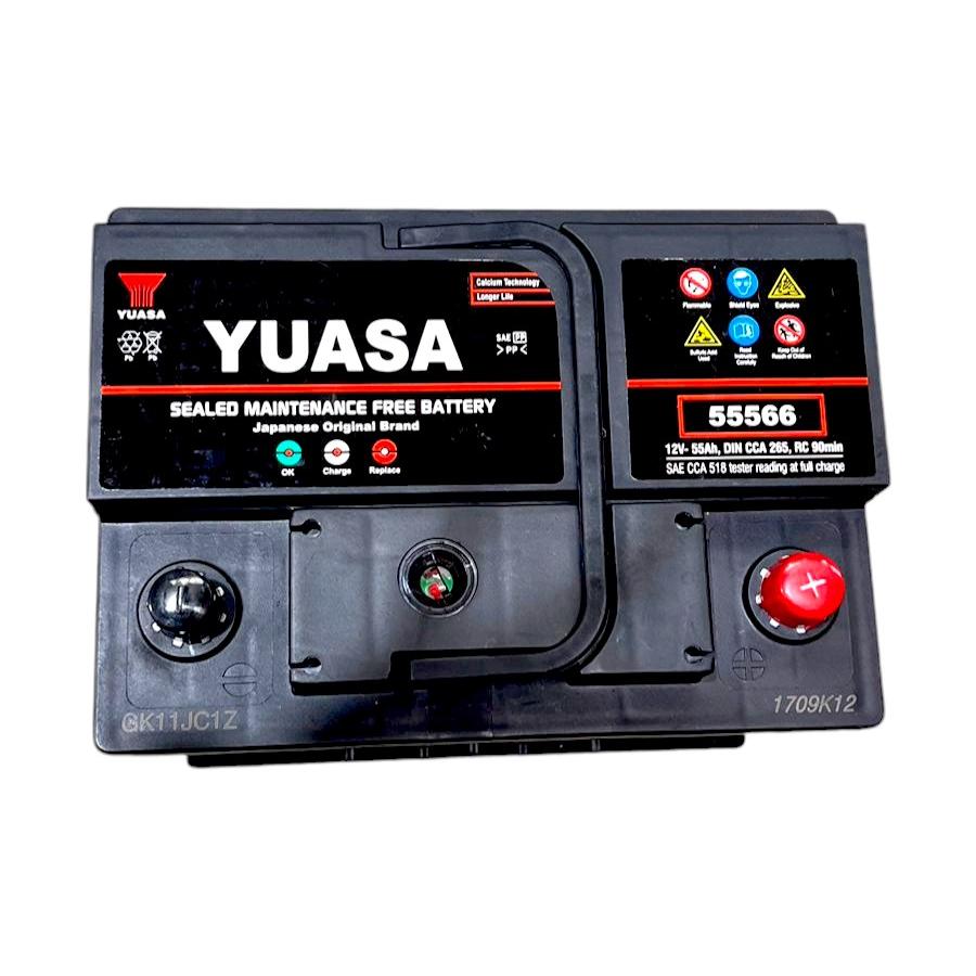 BATERIA YUASA 55AH 55566 SMF